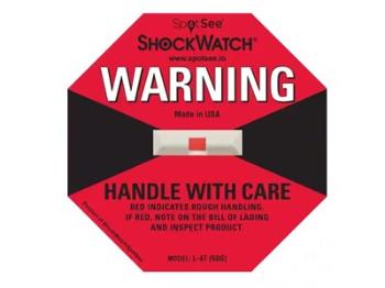 ShockWatch L-47, 50G (Rød) nummereret - min. køb 50 stk.